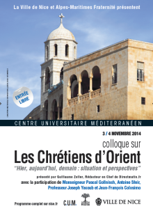 Lire la suite à propos de l’article Colloque sur les Chrétiens d&rsquo;Orient