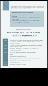 Lire la suite à propos de l’article Messe en hommage aux victimes