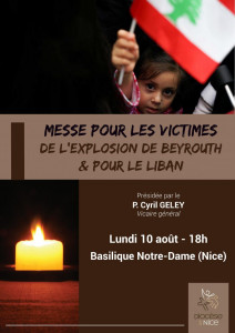 Lire la suite à propos de l’article Messe à l’intention des victimes de l’explosion de Beyrouth